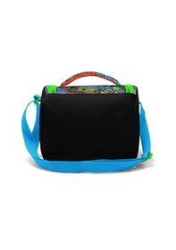 Resim Coral High Kids Siyah Mavi Grafiti Desenli Thermo Beslenme Çantası 11828 