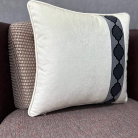 Resim TITAN-2 (KREM) - 50x50 (KARE) İçi Dolgulu Düz Fitilli 
