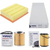 Resim Opel Vectra B 2.0 Dizel Periyodik Filtre Seti Wunder 