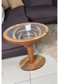 Resim Hürrem Yan Sehpa Ceviz Ceviz 