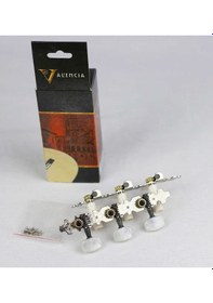 Resim Valencia Vcmh0150Cr Klasik Gitar Burgusu 3+3 Set 