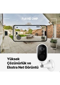 Resim Wizi Pro W Full Hd İç/dış Mekan Bataryalı Wi-fi Akıllı Kamera 