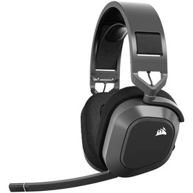 Resim Corsair HS80 MAX Steel Gray 7.1 Surround Kablosuz Gaming Kulaklık (CA-9011295-EU) 