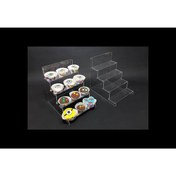 Resim soylu pleksi 4'lü Merdiven Cupcake Standı - 2'li 
