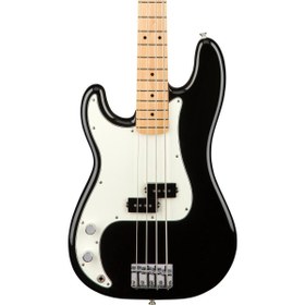 Resim Fender Player Precision Bass Left-Handed Solak 4 Telli Bas Gitar - Black / Maple 