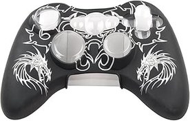 Resim LEORX Xbox 360 kumandası için silikon koruyucu kılıf (beyaz) 