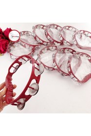 Resim Gelincimherşey 10’lu Bordo Plastik Zilli Tef 