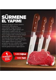 Resim Lazoğlu Sürmene Trabzon El Yapımı Mutfak Bıçak Seti 6'Lı Diğer 