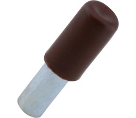 Resim Nzb Raf Pimi Plastik Başlı Cam Tutucu Çivisi Mobilya Dolap Pimi Kahverengi (100 Adet) 