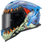 Resim Sway SW 867 STORM Blue Güneş Vizörlü Full Face Kask 