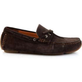 Resim Bambi Kahve Hakiki Deri Erkek Loafer Ayakkabı E01547070102 