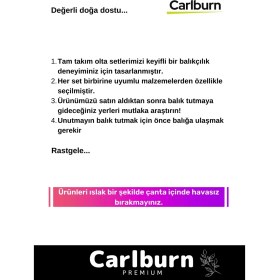 Resim Özel Üretim Şık Taşıma Çantalı Hazır Kurulu Tam Takım Usta Lrf Olta Seti - 3m Kamış 