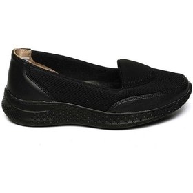 Resim Bestello Bağcıksız Poli Taban Comfort 018-f218-24k Kadın Ayakkabı Siyah 