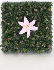 Resim Yapay Çiçek Deposu Yapay Dikey Bitki Hazır Duvar Paneli 55 Cm X 55 Cm Model 10 