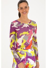 Resim U.S. Polo Assn. Kadın Fıstık Yeşili Bisiklet Yaka Sweatshirt 50283776-VR087 