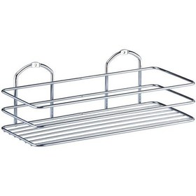 Resim Banyo Rafı Paslanmaz Metal Krom Kaplı Tek Katlı (413549381) Gümüş 