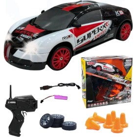 Resim Vardem Oyuncak Vardem Işıklı Uzaktan Kumandalı Full Fonksiyon 2.4g Şarjlı 1:24 Drift Atan Araba Rc Yarış Arabası 15+Km Hız 