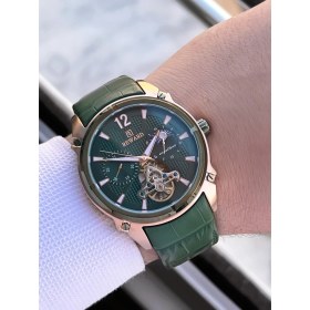 Resim Reward İtalyan Bileklik Hediyeli Deri Kordon Otomatik Mekanizma 5 Atm Erkek Kol Saati W.145529.2 