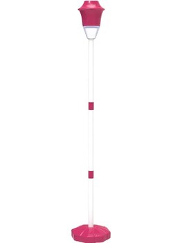 Otomatik Sokak Lambası Şeklinde Balon Makinesi, Işıklı Sesli Müzik, Renkli Solunum Işığı, 360 Sıvı Sızıntısız, Dahili Şarjlı Li-pil Mavi 10" 10"