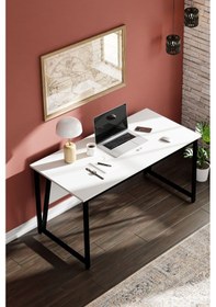 Resim Ms2 Çalışma Masası,ofis Masası - 70x140 Cm - Beyaz Ms2 - 140 - Beyaz 