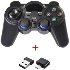 Resim Kablosuz 2.4g Oyun Kolu - Ergonomik Tasarım, Pc/ps3/tv Box Uyumlu, Hızlı Bağlantı, Siyah Pil Yok 