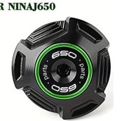 Resim Tongdashop Mowok Alüminyum Alaşım Yağ Kapak Z650 Ninja650 Yeşil Kilitli Sağlam Aksesuar 
