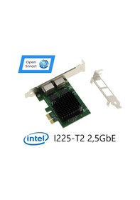 Resim Open Smart 2 Port Intel I225-T2 2,5GbE Ethernet Kart - OPS7207NT 