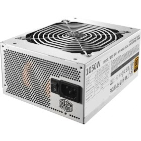 Resim Cooler Master Mwe V2 Beyaz MPE-A501-AFCAG-3EGEU 1050W Atx 3.1 Pcıe-E 5.0 80+ Gold 140MM Fan Full Modüler Power Supply 