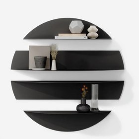 Resim VOLANTE O Raf - O Self Premium Paslanmaz Metal Duvar Rafı - Modern Dekoratif Mutfak ve Banyo Düzenleyici Seti - Yer Kazandıran Statik Boyalı Çizilmez Kitaplık ve Baharatlık - Kolay Montaj - Cappuccino 