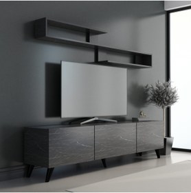 Resim MOBİLYA GEZEGENİ Bendir Mermer Desen - 180 Cm 