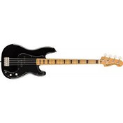 Resim Squier Classic Vibe 70s Precision Bass Akçaağaç Klavye Black Bas Gitar 