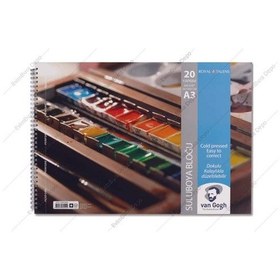 Resim Van Gogh Sulu Boya Kağıdı Spiralli 20 Yp A3 300 Gr 