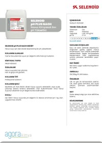 Resim Selenoid pH PLUS SIVI NaOH 20L Sıvı pH Yükseltici 
