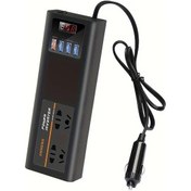 Resim Honeybeeshop 12v 24v Çok Fonksiyonlu Güç Dönüştürücü Araçta 220v Çevirici Hızlı Şarj Cihazı 