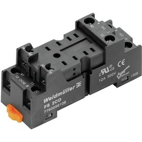 Resim 7760056106 Weidmüller Fs 2co 12a D Serisi 2 Kontak Co Vidalı Bağlantı Röle Soketi 