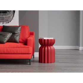 Resim Echo Furniture Tonia Rubin Kırmızı Sehpa 