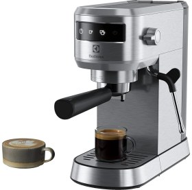 Resim Electrolux E6EC1-6ST Explorer 6 Espresso Cappuccino Kahve Makinesi | Isı Kontrol Teknolojisi, Süt Kö 