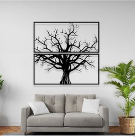 Resim Metal Duvar Aksesuarı Yaşam Ağacı Metal Tablo 