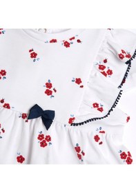 Resim Chicco Takım / Elbise K.kol+külot 09073893000000 000037 Whıte & Red Beyaz - Kırmızı 