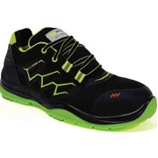 Resim Mekap Fresh Rmk-91 S1 Siyah Yeşil İş Ayakkabısı 