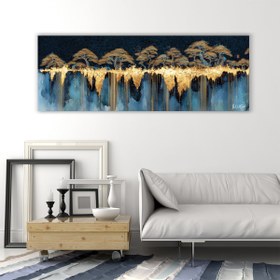 Resim Dağ Üstündeki Ağaçlar - 200x70 