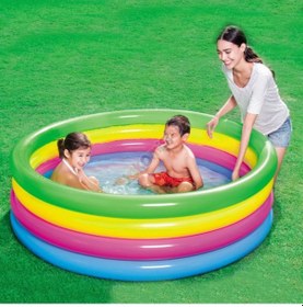Resim Bestway Şişme Çocuk Havuzu 157cm Çap 51117 Çok Renkli 
