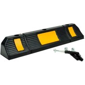 Resim İlgi Trafik Kauçuk Otopark Araç Durdurucu Kauçuk Stoper Kauçuk Otopark Stoperi 60 cm (2 ADET) 