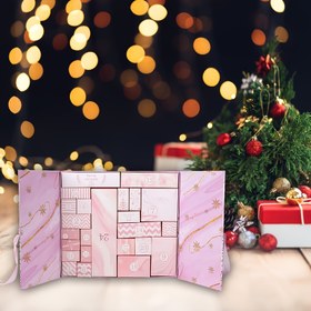 Resim 2025 yılı için doldurulabilir bir advent takvimi, 24 boş yuvalı advent takvimi kutusu, kendi Noel advent takvimi hediye kutusu oluşturmanıza izin veren, advent takvimi doldurulabilir, advent takvimi Noel 