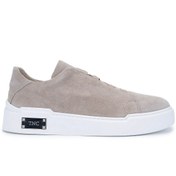 Resim Tamer Tanca Erkek Hakiki Deri Bej Süet Sneakers & Spor Ayakkabı 