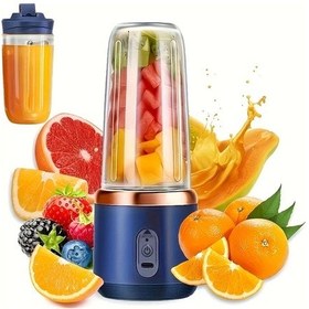 Resim Challenger İki Katlı Kiraz Çiçeği Pembe Fincan Usb Şarj Edilebilir Taşınabilir Blender Sessiz Çalışma 