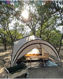 Resim Campout Famıly 6 Kişilik Çadır Krem 