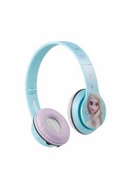 Resim Volkano Disney Frozen Karlar Ülkesi Anna Elsa Bluetooth Kablosuz Çocuk Kulaklığı Lisanslı DY-2004-FZ 