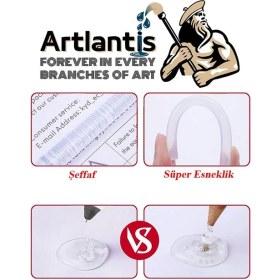 Resim Artlantis Kalın Sıcak Silikon Mum 20 Adet 1 Paket Mum Çubuk Silikon Kalın Silikon Tabanca Yedeği Kalın 1 Paket 