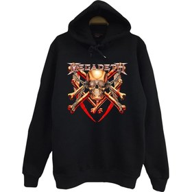 Resim Stonedfame Megadeth Baskılı Çocuk Sweatshirt 